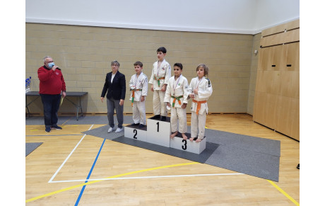 Bastien 3ème du Championnat des Hauts-de-Seine Benjamins